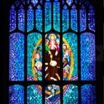 Last Supper stained glass window, St. Ignatius of Loyola Catholic Church, Denver, 