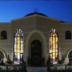 Resurrection stained glass window, Our Lady of Fatima Catholic Church, Casper WY