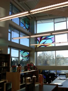 Jefferson County Open School Library Stained Glass